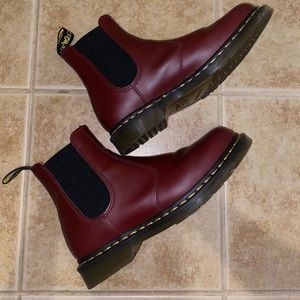 Dr Martens 2976 red chelsea boots sz 8